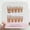 KMY073-Y4-B5 Coffee Cat's Eye [Cardboard Jelly Glue], variant on Coffee color gradient trapezoidal nail handmade temperament nail nail piece, high-end sense of 10 pieces, split code smile cat eye wearable nail