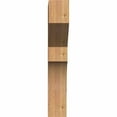 thumbnail image 2 of 4"W x 12"D x 24"H Mediterranean Rough Sawn Corbel, Western Red Cedar, 2 of 9