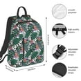 thumbnail image 2 of Xecao Tropical Leaves print Backpack For women men Aesthetic Lightweight Travel Daypack Simple Cute Backpack For Bookbag, 2 of 5
