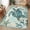 Teal Green, variant on Small Door Mat Indoor Outdoor 15.7"x23.6",Red Absorbent Non Slip Entry Rug,Retro Oil Painting Modern Abstract Art Aesthetics Low Profile Welcome Mat for Front/Side Door Apartment Entrance Bathroom