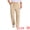 Khaki, variant on DARING DIVA Men's Beach Pants Drawstring Waist Breathable Summer Linen Pants 28 White