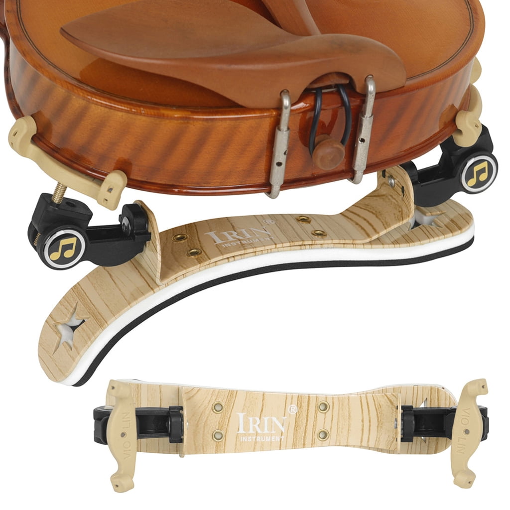 Yokua 1/2-1/4 Violin Shoulder Rest, Holder ABS Strong Simplified End Rod, Adjustable
