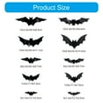 thumbnail image 3 of Illuminated Bat Wall Decals Adhesive PVC Bat Clings with LED Light Halloween Decorations For Window Wall Mantels Ceiling, 3 of 9