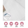 thumbnail image 6 of Blue Ombre Stripe Kitchen Dish Towels for Drying Dishes Set of 2, Farmhouse Simple Striped Waffle Weave Microfiber Hand Tea Bathroom Towels Quick Dry & Absorbent Towel 12x12, 6 of 7