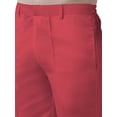 thumbnail image 4 of eloria Men's Premium Comfort Straight Fit Flat Front Dress Pant Pyjamas, Color: Red, Size : 36, 4 of 6