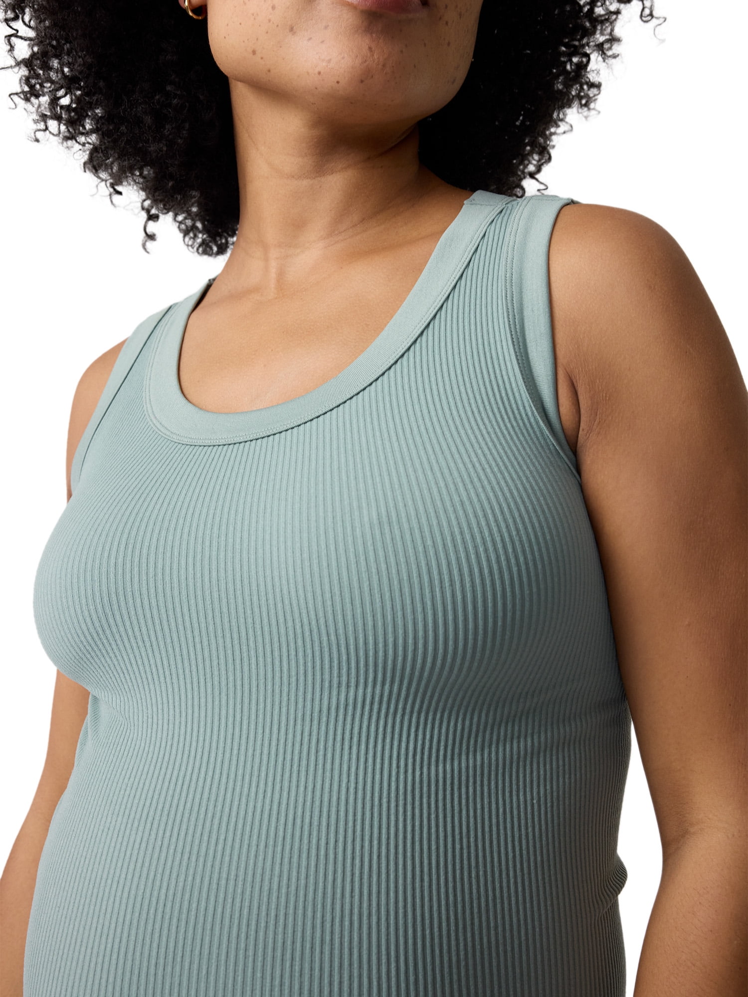 Ingrid & Isabel For Every Belly Women's Maternity Seamless Fitted RibTank, Sizes S-XXL