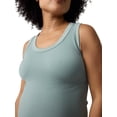 thumbnail image 3 of Ingrid & Isabel For Every Belly Women's Maternity Seamless Fitted RibTank, Sizes S-XXL, 3 of 10
