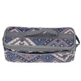 thumbnail image 1 of Camping Travel  Organizer, Comfortable Handle Large Capacity Widened Design Camping Utensils Storage Bag Wear Resistant  For BBQ Blue Embroidery, 1 of 8