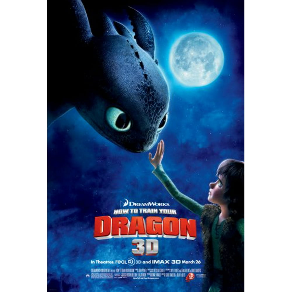 How To Train Your Dragon Movie Poster 24inx36in Poster Movie Tv Art Art