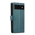 thumbnail image 3 of Nalacover Case for Google Pixel 6 - Card Holder PU Leather Wallet Cover with Magnetic Clasp Stand Hand Strap, Soft TPU Inner Shockproof Anti-Scratches Case for Google Pixel 6, Darkgreen, 3 of 10
