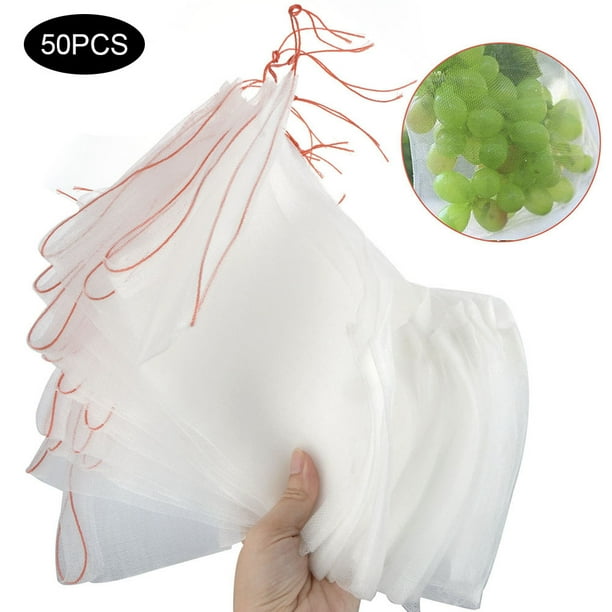 50 Pcs Garden Fruit Barrier Cover Bags Flower Seed Vegetable Protection