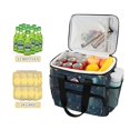 thumbnail image 2 of FORMRS Insulated Cooler Bag 24 Cans Capacity Soft Leakproof Lunch Box with Side Pockets, Dark Star Map, 2 of 7