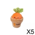 thumbnail image 1 of Llavero de verduras ,Juguete de peluche de zanahoria que tira de rábano Divertido ,Llavero de pareja de verduras Muñeca Juguete para niños,Planta rellena Regalos de cumpleaños para niños, 1 of 8