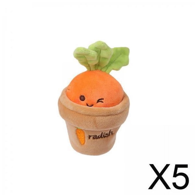 Llavero de verduras ,Juguete de peluche de zanahoria que tira de rábano Divertido ,Llavero de pareja de verduras Muñeca Juguete para niños,Planta rellena Regalos de cumpleaños para niños