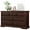 Cherry 7 Drawer Dresser, variant on VVFLU Farmhouse 6 Drawer Dresser for Bedroom, 53.9" Wide Wood Rustic Chest of Drawers for Bedroom, Storage Dressers Clothes Organizer for Closet, Living Room, Hallway, Dining Room