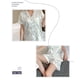 thumbnail image 5 of Pijamas De Seda De Hielo Conjunto De Pantalones Cortos De Manga Corta para Mujer Primavera/Verano Conjunto De Ropa para El Hogar Informal De Moda, 5 of 6