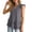 Gray(New&Fashion), variant on No Boundrie Women's Casual V Neck Blouses Ruffle Trim Cap Sleeve Loose Fit Flowy Summer Tunic Tops for Daily Wear Pink Size M