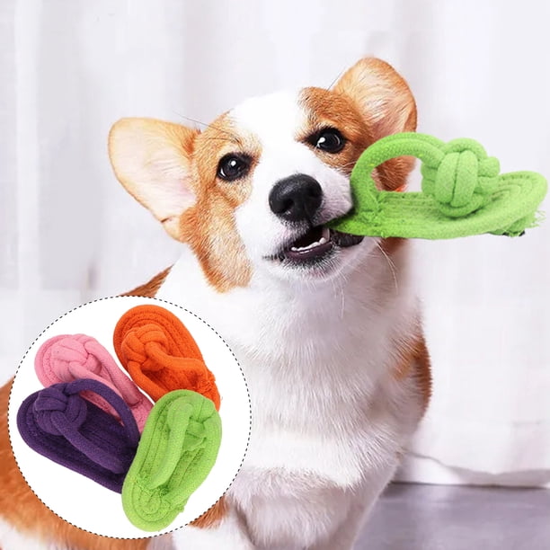 Juguete Para Masticar Para Perros, Limpieza De Dientes Molares, Zapatillas De Cuerda De Algodón, Juguete Para Perros Interactivo Para Perros