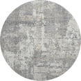 thumbnail image 2 of Addison Rugs Mayfield Premium Machine Washable Transitional Abstract Gray Round Rug, 8' x 8', 2 of 5