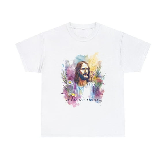 He is Risen Jesus Watercolor Shirt, Happy Easter Shirt ID-0227-4ZII
