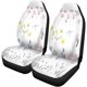 thumbnail image 2 of Juego de 2 fundas para asiento de coche ABPHQTO flores escandinavas Universal, 2 of 4