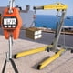 thumbnail image 3 of Báscula colgante CCWEIGH, 400 kg/880 libras, con forma de grúa portátil, color naranja, 3 of 6
