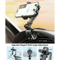 thumbnail image 2 of Soporte giratorio de 360° para teléfono móvil para salpicadero de coche, fácil de manejar con una sola mano, compatible con smartphones de 4 a 7 pulgadas, 2 of 8
