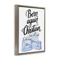 thumbnail image 4 of Glam Bags Born Again Christian Brown Framed Floater Canvas Wall Art, design by Amanda Greenwood, 4 of 10