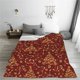 thumbnail image 5 of Balery Christmas Tree On A Red Background Manta de Felpa Suave y Acogedora – Cobija de Franela Aterciopelada para Cama, Lavable y Cálida para Sofá, Mascotas, Transpirable-80"x60", 5 of 7