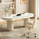 thumbnail image 5 of Gadgets Workbench Office Desk Slate Computer Table Luxury Office Desk Boss Simplicity Escritorio Ordenador Work Furniture QF50OD My Lux Decor Round, 5 of 10