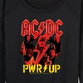 thumbnail image 3 of ACDC - Pwr Up - Women's Lightweight French Terry Long Sleeve Shirt, 3 of 5