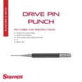 thumbnail image 2 of Punzón Starrett 565A de acero endurecido, 4 cm de longitud, 2 of 8