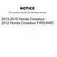 thumbnail image 2 of Transit Auto Front Rear Disc Brake Caliper Coated Rotors and Ceramic Pads Kit (10Pc) for Car Honda Crosstour KCG-102638N, 2 of 9