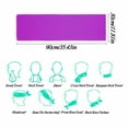 thumbnail image 5 of Cooling Towels for Neck and Face, 3 Pack 35"x12" Soft Breathable Yoga Towels with Hiking Buckle Packaging Ice Towels for Sport, Running, Camping, Gym, Travel YR01 (Purple, Blue, Orange), 5 of 5