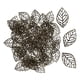 thumbnail image 2 of 100 adornos de hojas huecas para colgantes, 34 x 20 mm, para collares DIY Bronce, 2 of 6