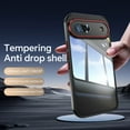 thumbnail image 4 of Allytechgroup Pixel 9 Clear Back Cover Case with Lens Protector, Anti-Yellow Shockproof Bumper AntI-Scratch Drop Proof Full Body Protective Phone Case for Google Pixel 9, Blackred, 4 of 6