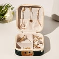 thumbnail image 6 of Gingerbread man Travel Portable Square Jewelry Box for Rings, Earrings, Necklaces, Bracelets - Girls and Women, 6 of 6