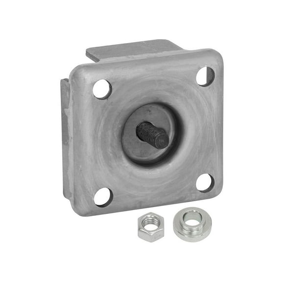 Bulldog Support de Montage pour Cric de Remorque P9012-00 pour Cric Marine et Récréatif Série XP; Diamètre du Trou de 12 Pouces; à Souder
