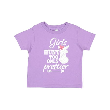 

Inktastic Hunting Girls Hunt Too Only Prettier with Doe and Arrow Gift Toddler Toddler Girl T-Shirt