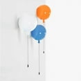 thumbnail image 4 of Blueday Modern Colorful Balloon Wall Sconce 1 Light E27 Bulb Black Plastic Bedroom, 4 of 5