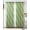 Green, variant on Single (1) Lime Green Crushed Taffeta Window Curtain Panel: 55"W x 90"L, Diagonal Ombre Design, Lime, Gold and Turquoise
