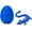 Blue, variant on Lanbtorn Easter Dragon Egg Fidget Toy – 3D Printed with Articulated Dragon Inside – 12 inch Easter Gifts