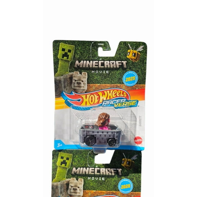 Hot wheels Racer Verse Minecraft The Movie Complete Set of 4