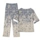 thumbnail image 4 of Puntoco Mujeres Chándal Sudadera Pantalones Conjuntos Deporte Manga Larga Ropa Casual Traje Conjuntos Puntoco Puntoco-712, 4 of 4