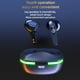 thumbnail image 3 of Lámpara pro60 auriculares inalmbricos verdaderos bt 5.1 auriculares deportes mini aurices toque control de auriculares en el oído lámpara de respiración led led, 3 of 6