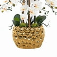 thumbnail image 6 of Vanity Art 35.43" H Gold-plated Phalaenopsis Orchid Floral Arrangement in Pot, 6 of 7