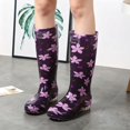 thumbnail image 6 of YUEHUA Womens Rain Boots Long Casual Fashion Outdoor Hiking Walking Gardening Waterproof Anti- Shoes Comfortable Insole Light Rain Shoes Outdoor Garden Shoes, 6 of 9