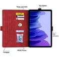 thumbnail image 2 of Dteck Case for Samsung Galaxy Tab A 8.0" SM-T290 T295 (2019 Released) 8-inch,Shockproof Butterfly PU Leather Patterned Card Holder Wallet Folio Rubber Kickstand Hybrid Cover,Red, 2 of 6