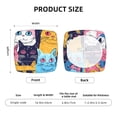 thumbnail image 5 of Honeii Colorful Cats Pattern Art Print Square Cushion Cover with Elastic Band & Ties,Sofa Cushion Covers,Furniture Protector for Living Room,Washable Sofa Seat Slipcover-Six Piece, 5 of 7