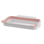 Unique Bargains Kitchen Room Plastic Garbage Trash Bag Hanging Holder
